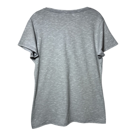 Fanatics NFL Women's Gray V-Neck Tee style#TA09 082752063 - Picture 2 of 8